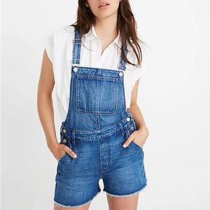 Madewell Adirondack Short Overalls